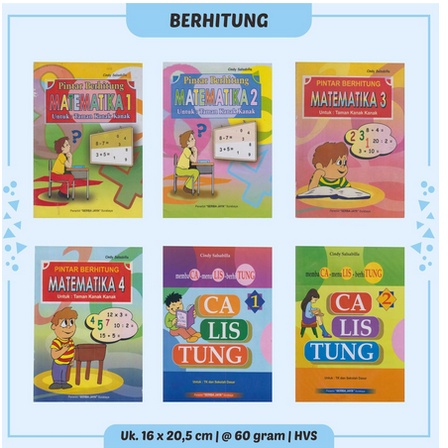 Buku Anak-Cerita Anak-Buku Anak TK/PAUD-Dongeng Binatang-Lengkap dan Murah Pintar Berhitung Srb.Jy