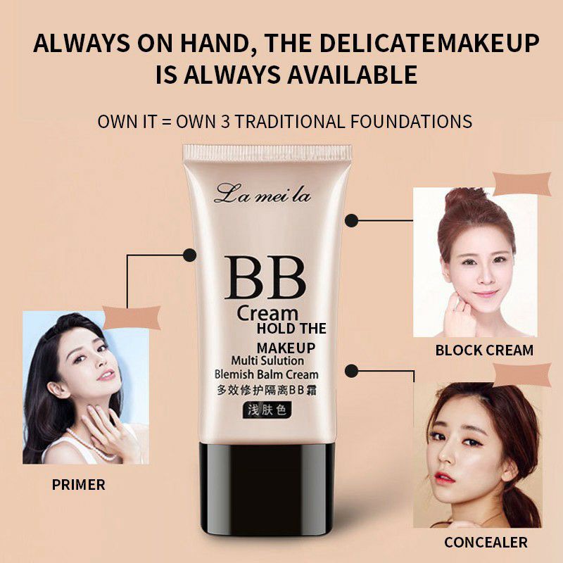 (COD) BB CREAM LAMEILA MULTI SULUTION 50gr - BLEMISH BALM CREAM 12 JAM