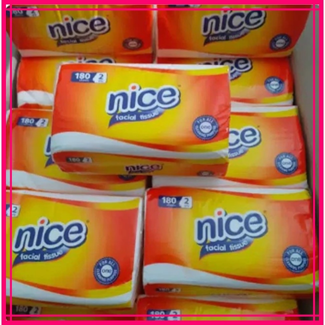 Tissue tisu Nice facial 180 tissue sheet 2 ply