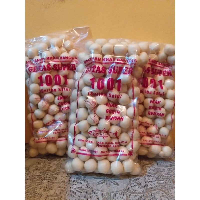 KERUPUK GETAS PILUS SUPER KHAS PALEMBANG/BANGKA 1001 250gram