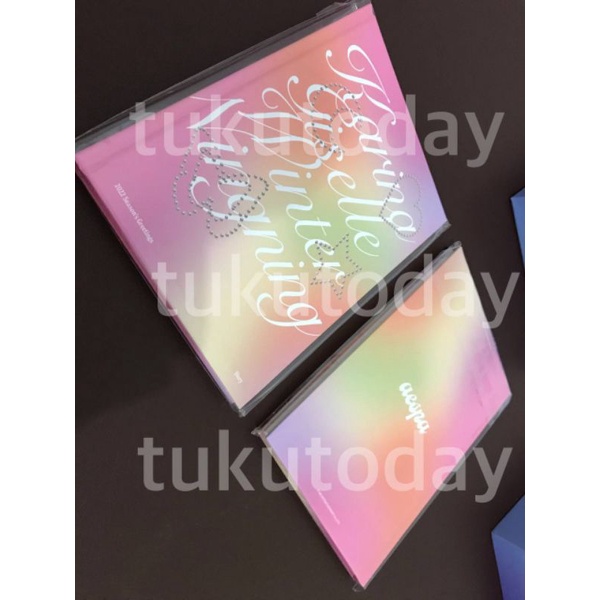 

[READY STOCK] aespa 2022 Season's Greetings Hardcover Diary Sticker Box Pouch hologram