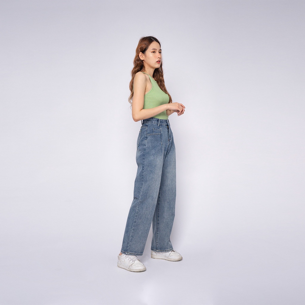 VIERLIN - Jeans 957 - CELANA JEANS BAGGY HIGHWAIST