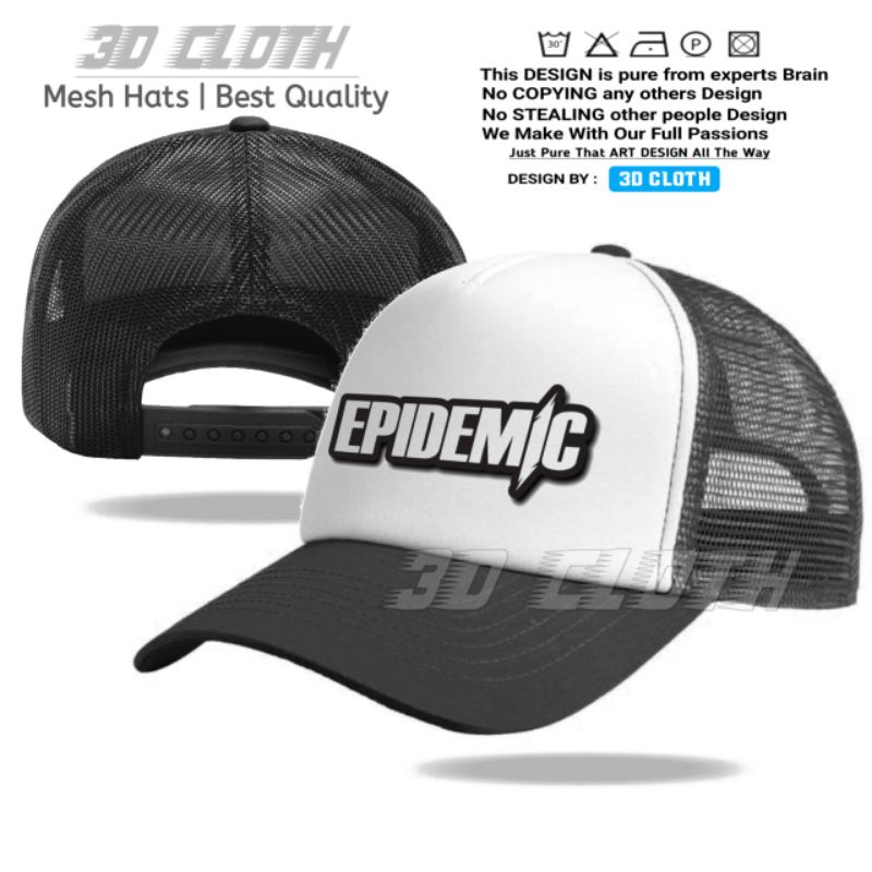 Topi EPIDEMIC Trucker Distro Pria Wanita Dewasa Premium Quality