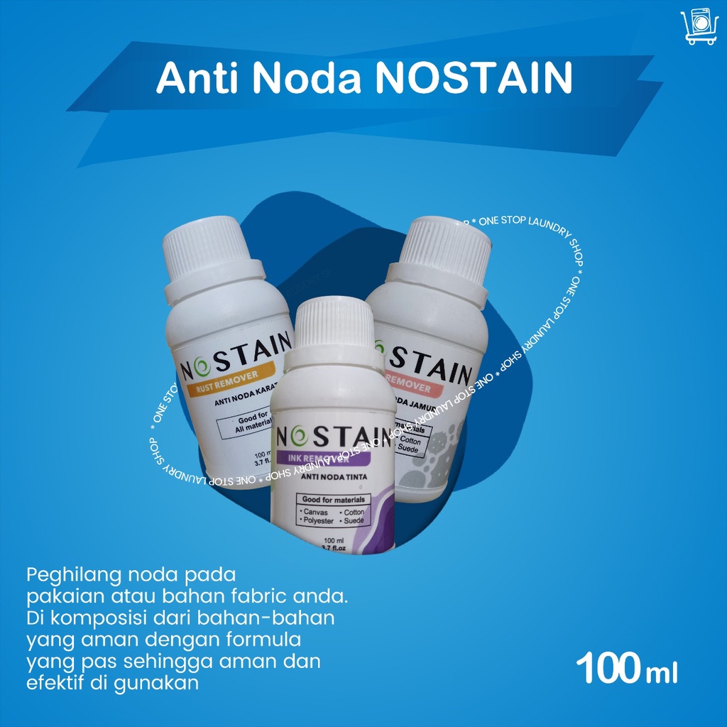 Jual Pembersih Penghilang Anti Noda Pakaian Kain Nostain Shopee Indonesia