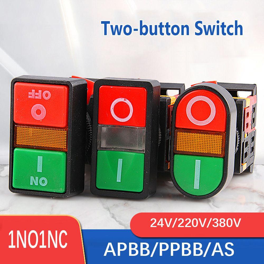 TOP Push Button Switch Flame Retardant Self-reset 24V /220V /380V AS-22