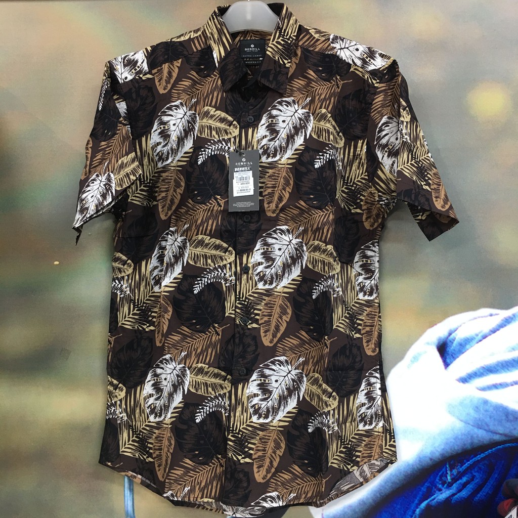 Benhill / Kemeja Printing Pria Lengan Pendek