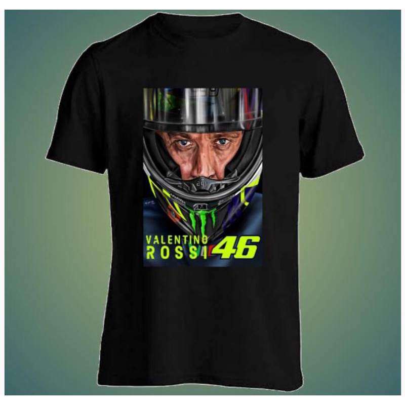 Jual Kaos Valentino Rossi 46 Vr46 Goat Rossi Pensiun Yamaha Petronas ...