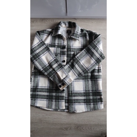 H&M twill shirt jacket