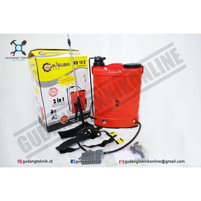 Terlaris Alat Semprot Hama Sprayer Elektrik Kisuba 2 In 1 Sprayer 2 In 1 Terlaku