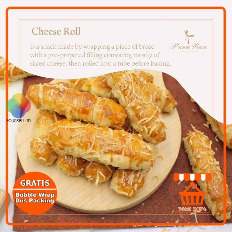 

Prima Rasa - Cheese Roll (PACKING AMAN) - Keju Gulung Primarasa Oleh Oleh Bandung Kue Bandung