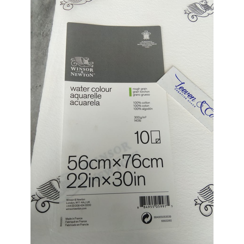 

WINSOR & NEWTON PAPER 56x76cm ROUGH 300gsm