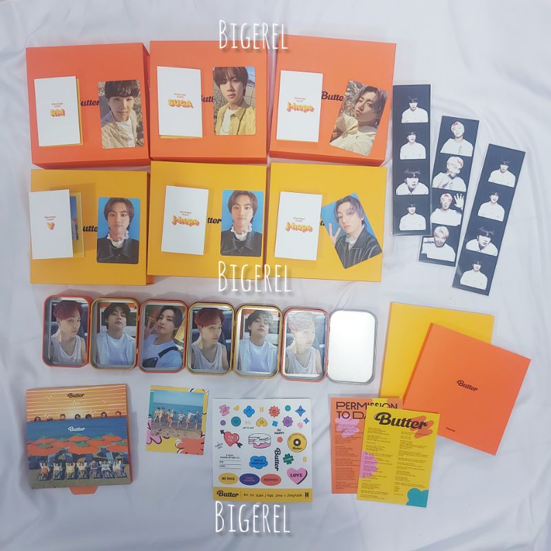 [READY] BTS BUTTER ALBUM WEVERSE GIFT POB PHOTOCARD PHOTOSTRIP PC OFFICIAL V JIMIN JUNGKOOK SUGA JIN