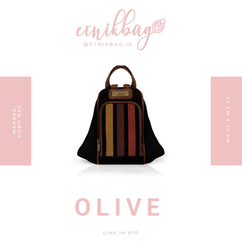 Tas Wanita Etnik Mhb OLIVE