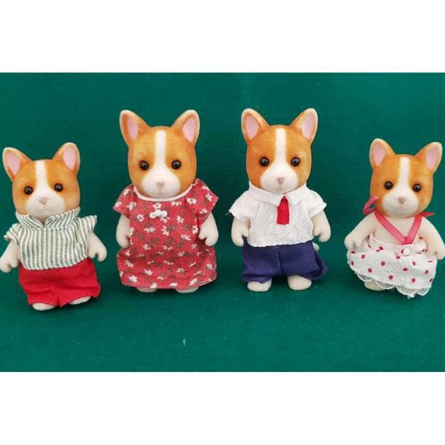 sylvanian corgi family