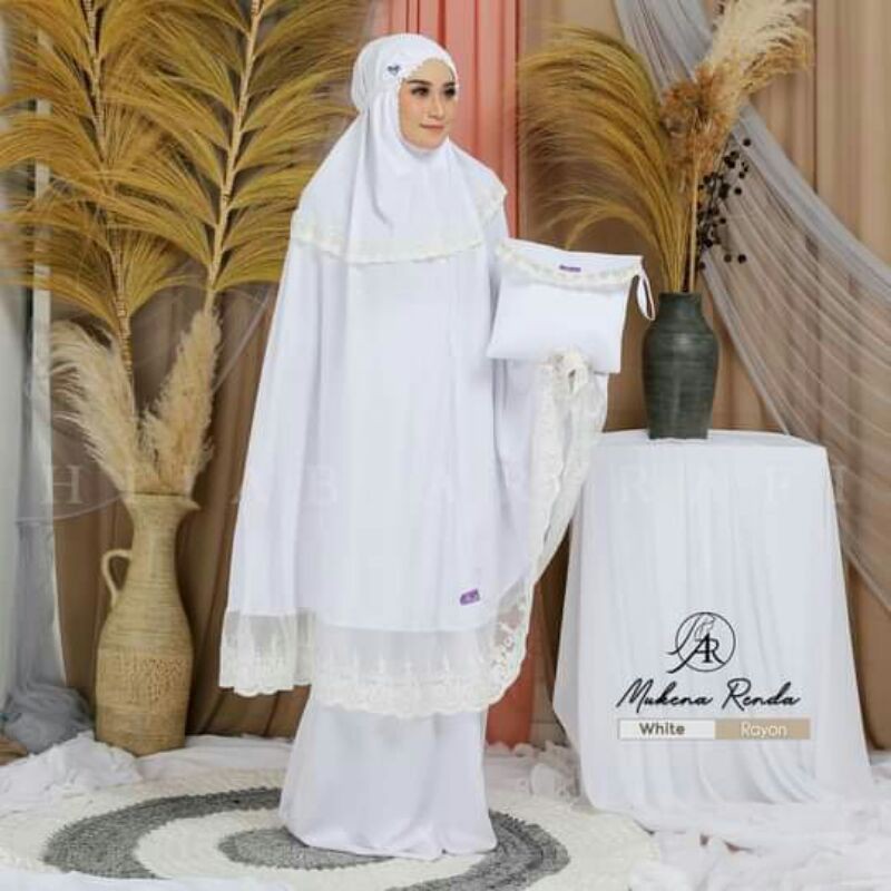 Hijab Arrafi | Mukena renda arrafi | Mukena potongan | Mukena adem