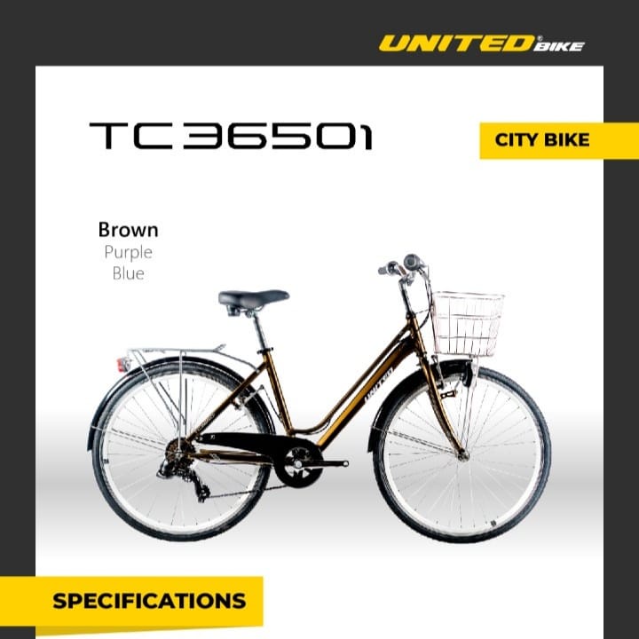 Sepeda City Bike 26" United TC 3650i Sepeda Mini