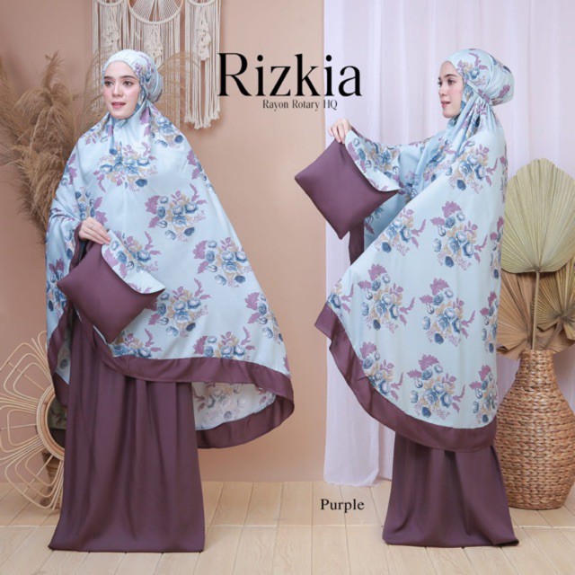 PARISKU DAILY DAYAK MUKENA LUKIS KATUN JUMBO IBU COUPLE BATIK ABAYA SUPER RENDA PELANGI I.647708.292