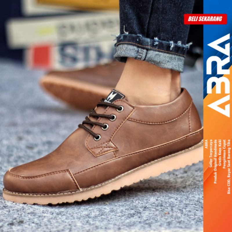 TARANTULA- Sepatu Formal Pria Sepatu Pria Casual Kerja Pantofel Kulit Pu Cowo/Cowok