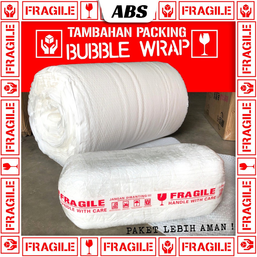 

TAMBAHAN BUBBLE WRAP AGAR PAKET LEBIH AMAN