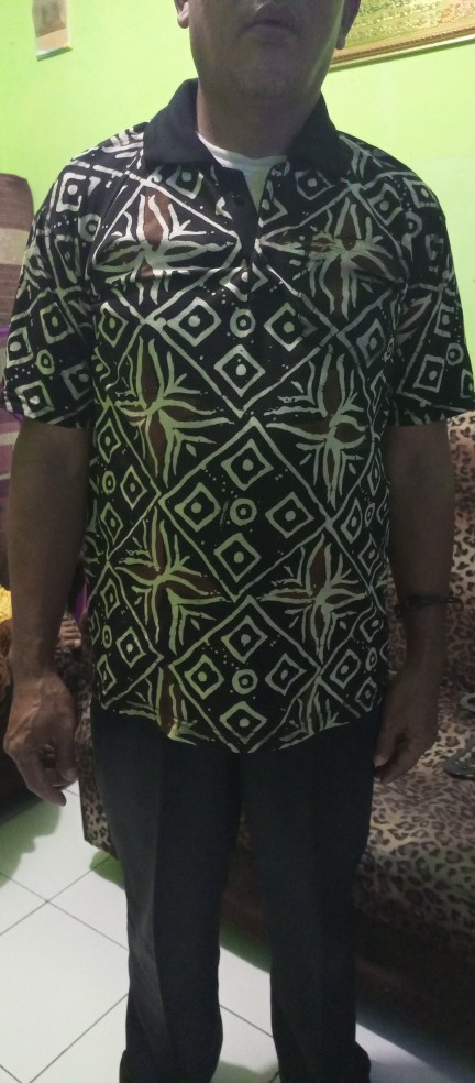 [bayar Dirumah] Kaos Polo |kaos Kerah Batik Cap Lengan Pendek Murah Termurah