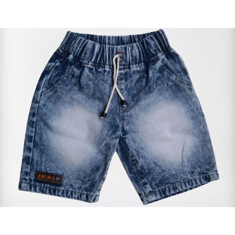 Celana Jeans Bayi 1 - 10 TAHUN  Celana Pendek Anak Cowok Denim Bab Pinggang Ngaret