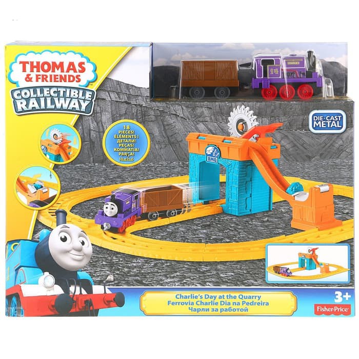 Mattel fisher price thomas & friends™ charlie s day at the quarry Mainan diecast anak mainan anak