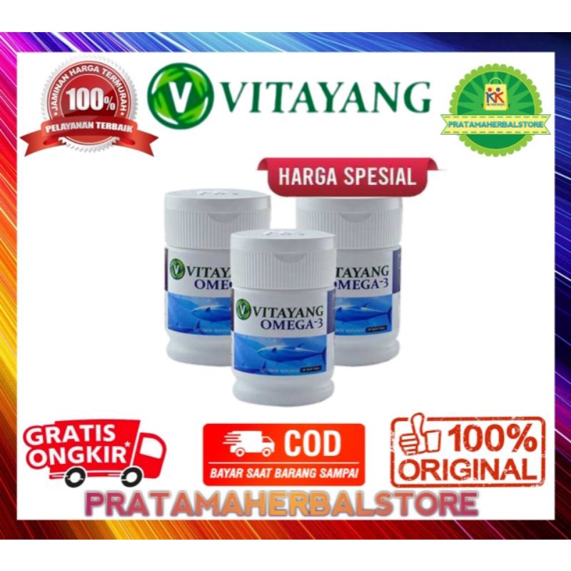 Vitayang Minyak Ikan Omega 3 6 Anak Remaja Dewasa Fish Oil 30 Softgel