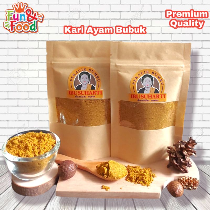 

Ibu Suharti - Rempah Bumbu Kari Ayam Murni Bumbu Dapur Bubuk Kari Ayam Chicken Curry Powder Kualitas Premium | Bumbu Dapur / Bumbu Rempah Termurah