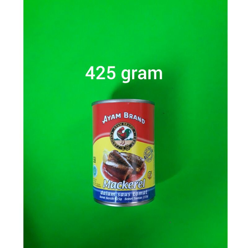 

Ayam Brand Mackerel in Tomato Sauce ( dalam saus tomat) 425 gram