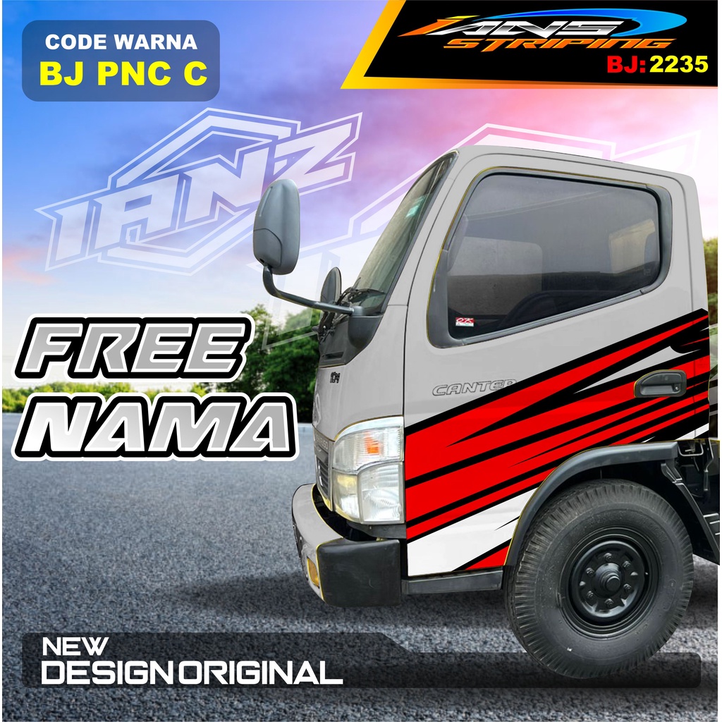 STIKER VARIASI PINTU TRUK FUSO RAGASA / DECAL PINTU DUMTRUK  / STIKER MOBIL TRUK / STIKER PINTU TRUK KEREN