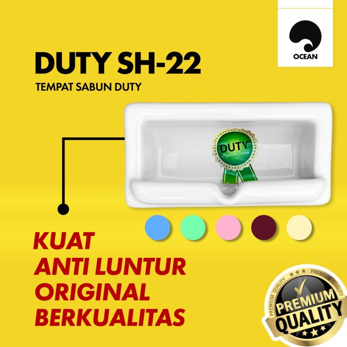 TEMPAT SABUN KAMAR MANDI RAK / TEMPAT SABUN BATANG / WADAH SABUN | DUTY SH-22