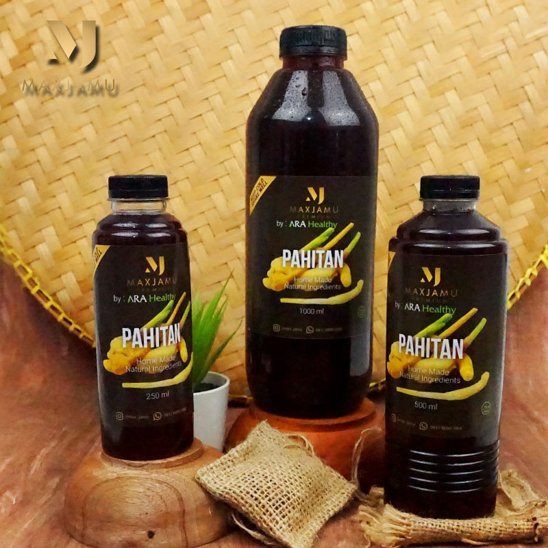 

MAXJAMU Jamu Tradisional 250ml Pahitan 100% Fresh & TANPA BAHAN PENGAWET