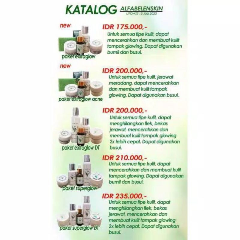 

katalog produk alfabelenskincare
