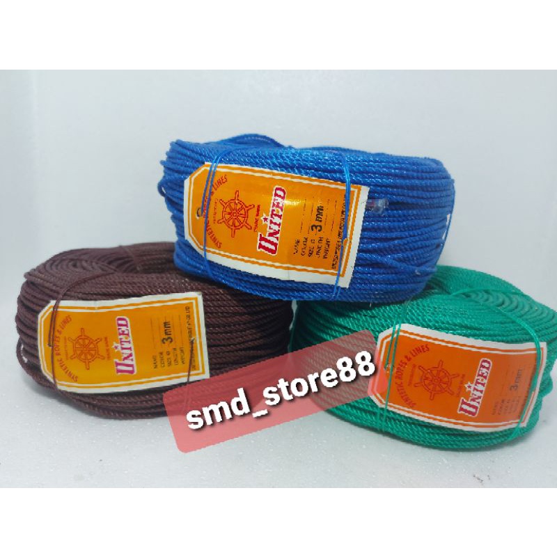 Tali Tambang UNITED Tali Tampar 3 mm ue