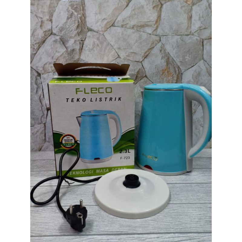 Teko Air Listrik Fleco F-723 2.3L // Alat Pemanas Air Otomatis Mati