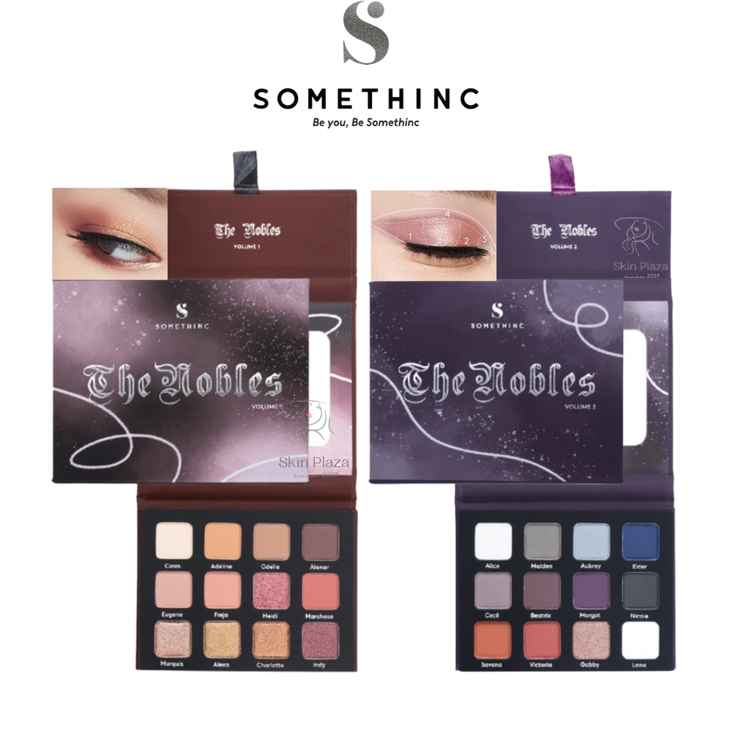 SOMETHINC The Nobles Eyeshadow Palette Volume 1 2 Noble 12 shades Make Up