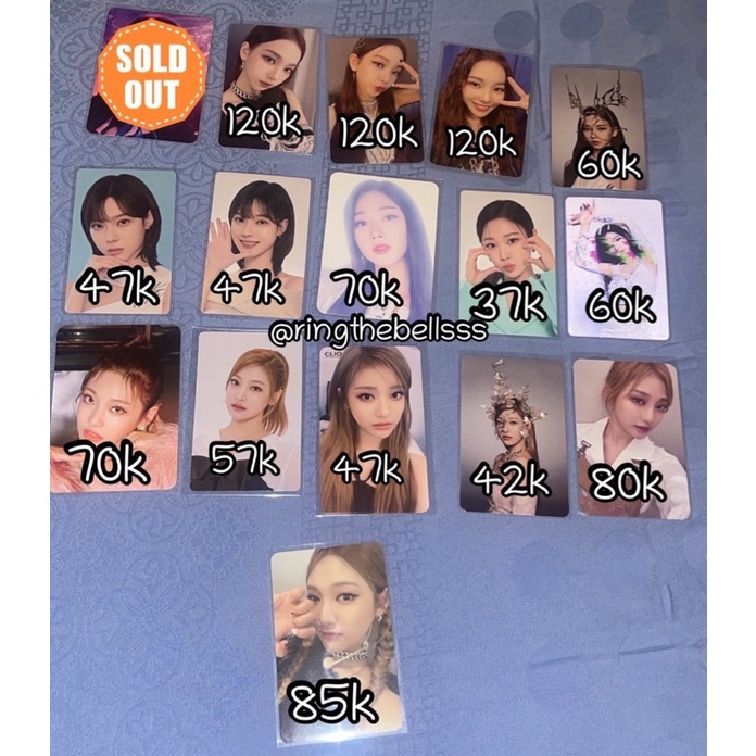 (Ready stock) PC Karina, Giselle, Winter & Ningning aespa savage mediheal clio diy