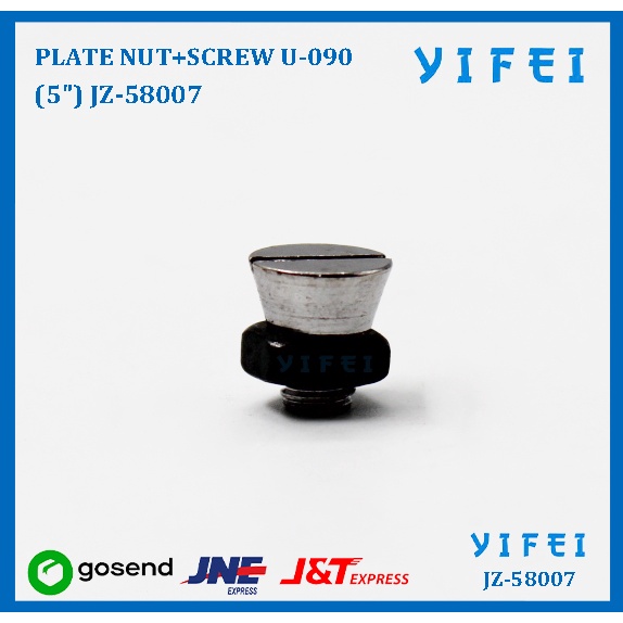 PLATE NUT+SCREW U-090(5&quot;) MESIN POTONG KM EU YIFEI JZ-58006JZ-58007