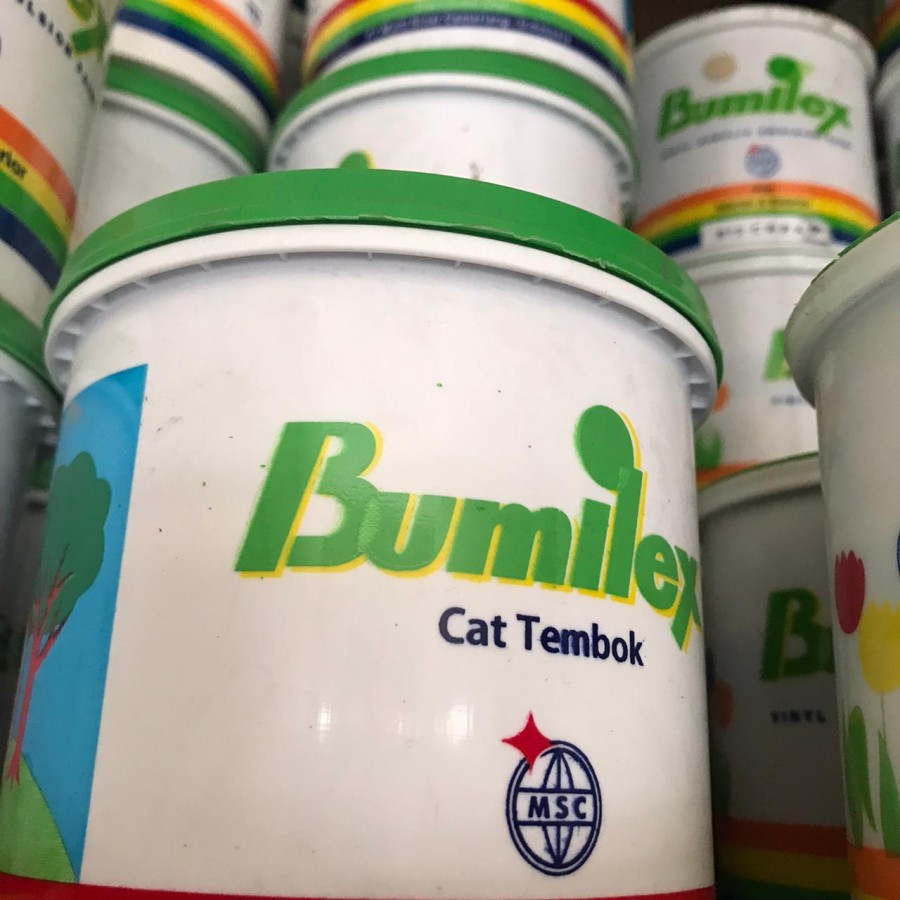 cat tembok bumilex interior ukuran 1 kg aneka warna