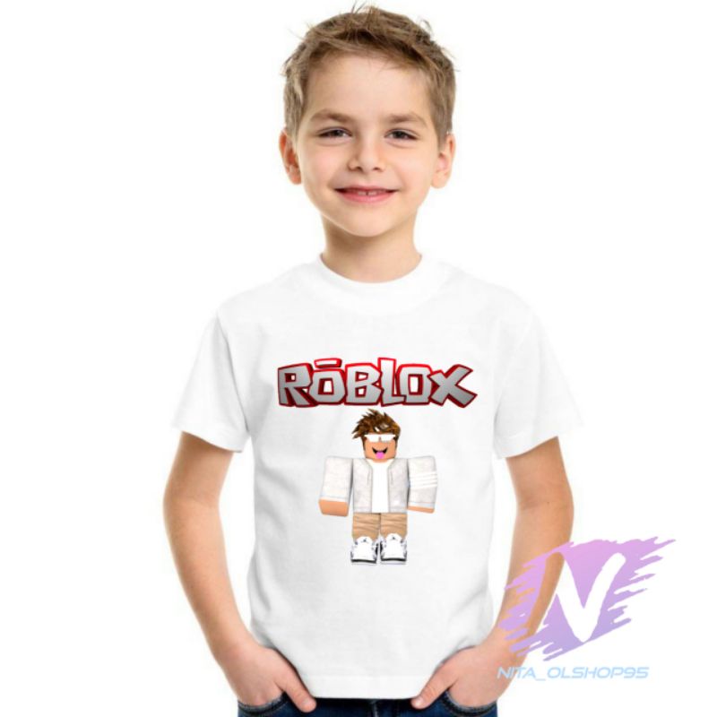 baju anak minicraft roblox kaos anak Minecraft roblox boy terbaru