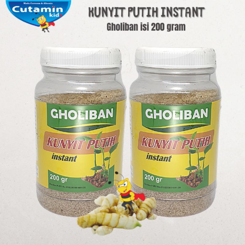 KUNYIT PUTIH INSTANT/ SEDUH GHOLIBAN 200Gr