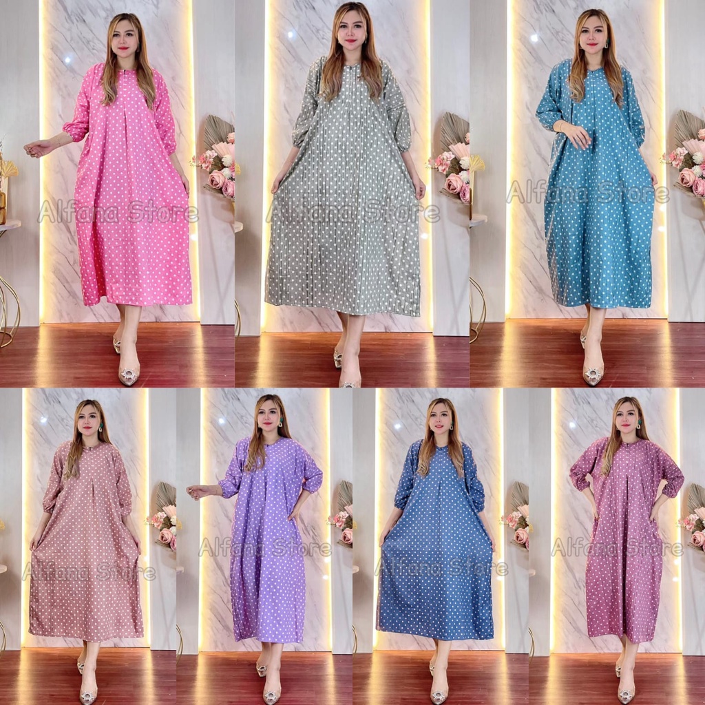 Gamis Kaftan Super Jumbo Busui Motif Terbaru