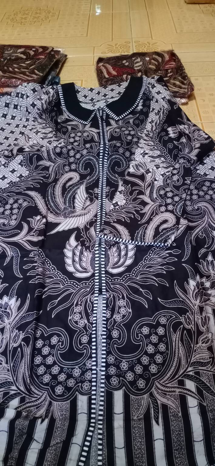 Murah Terlaris Serut Genes Jelita Tunic Navbor Yelbor Whitbor Creambor Tunik Batik