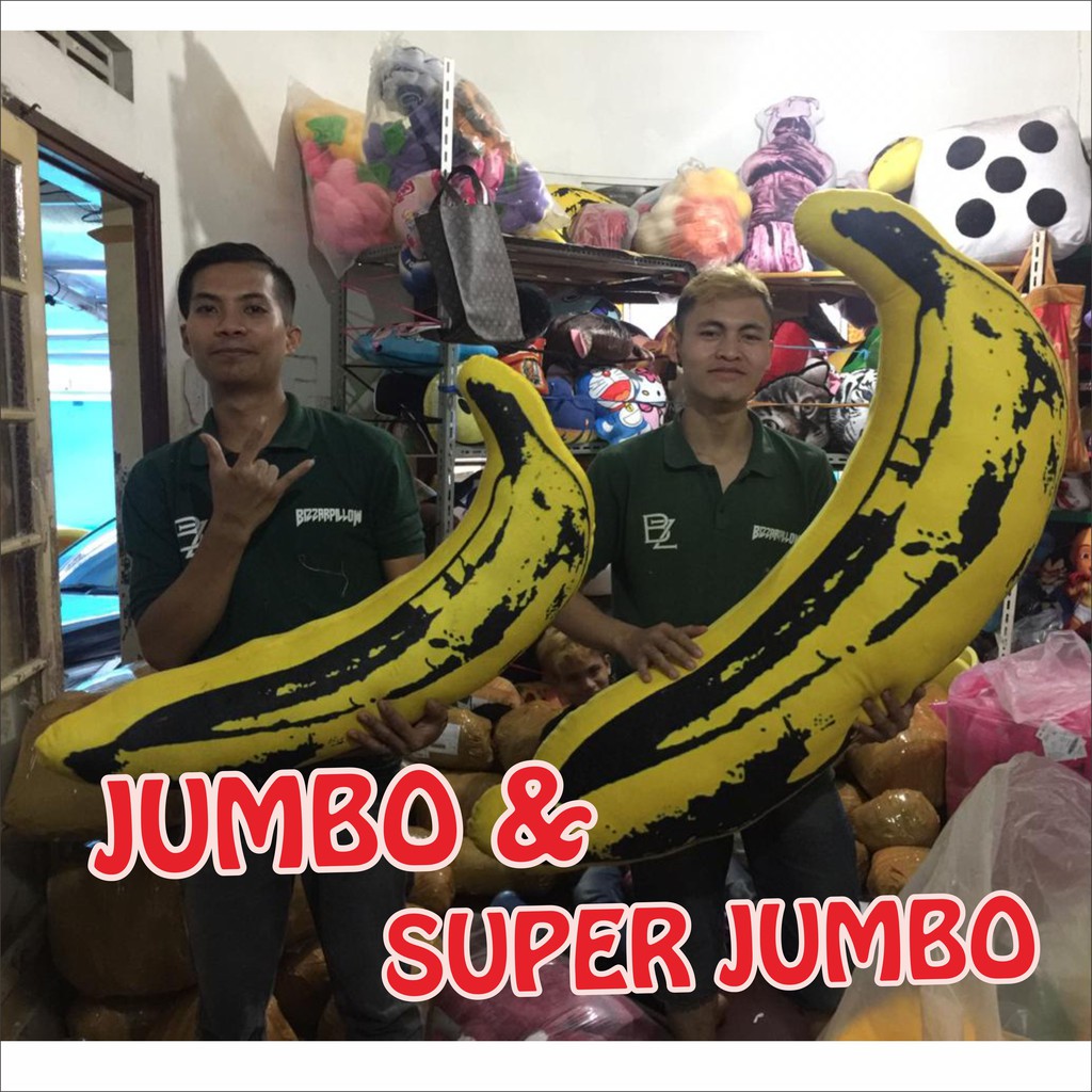 Bizzarpillow Bantal Buah Pisang Super Jumbo XXL BZ044