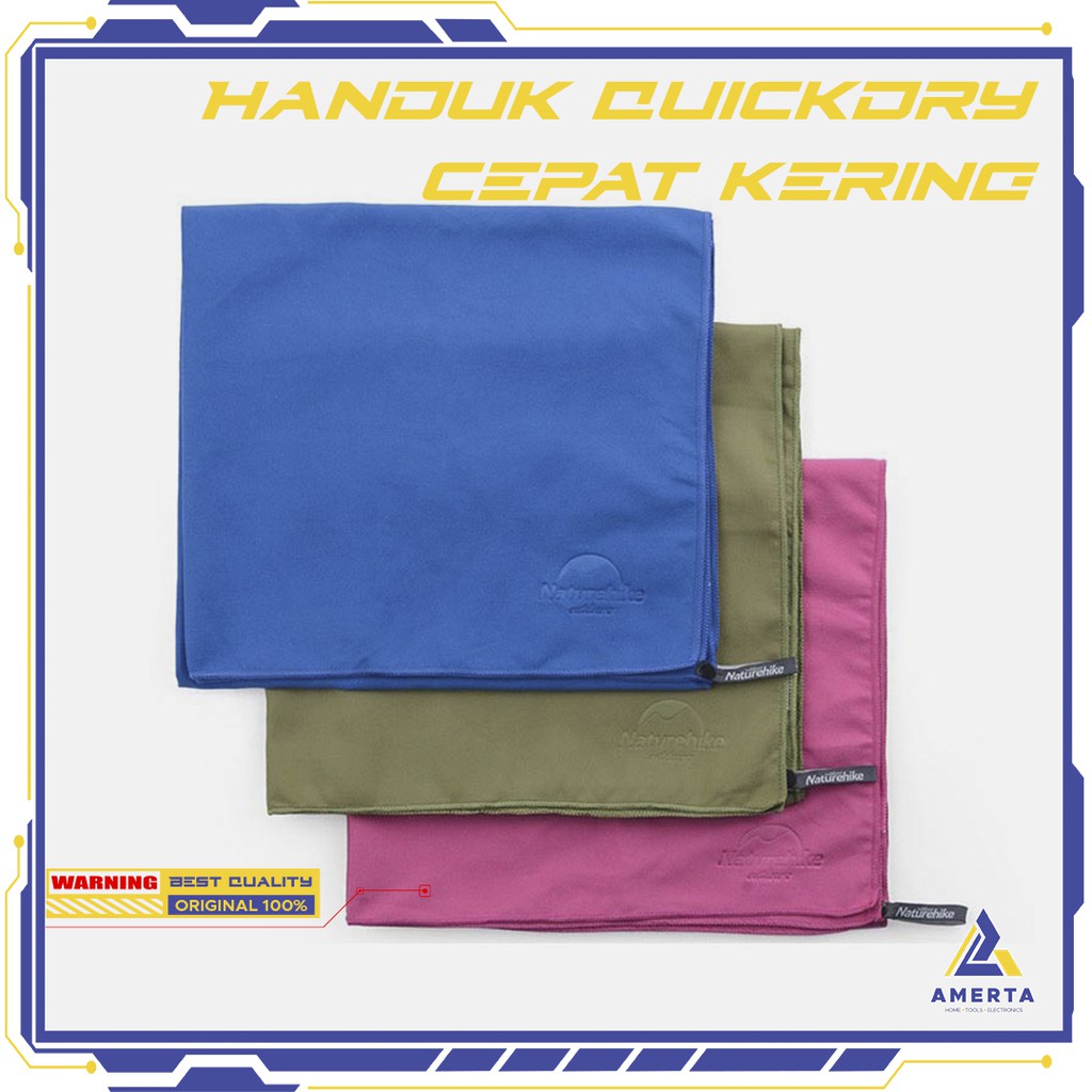 Travel towel / handuk traveling size 80 x 40cm / handuk outdoor quikdry