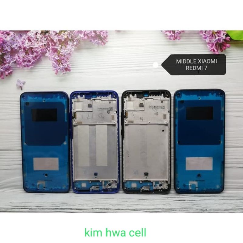 middle frame xiaomi redmi 7 / tulang lcd xiaomi redmi 7