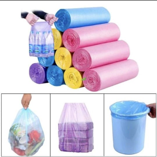 Kantong Plastik Sampah Roll 45 cm x 50 cm Trash Bag