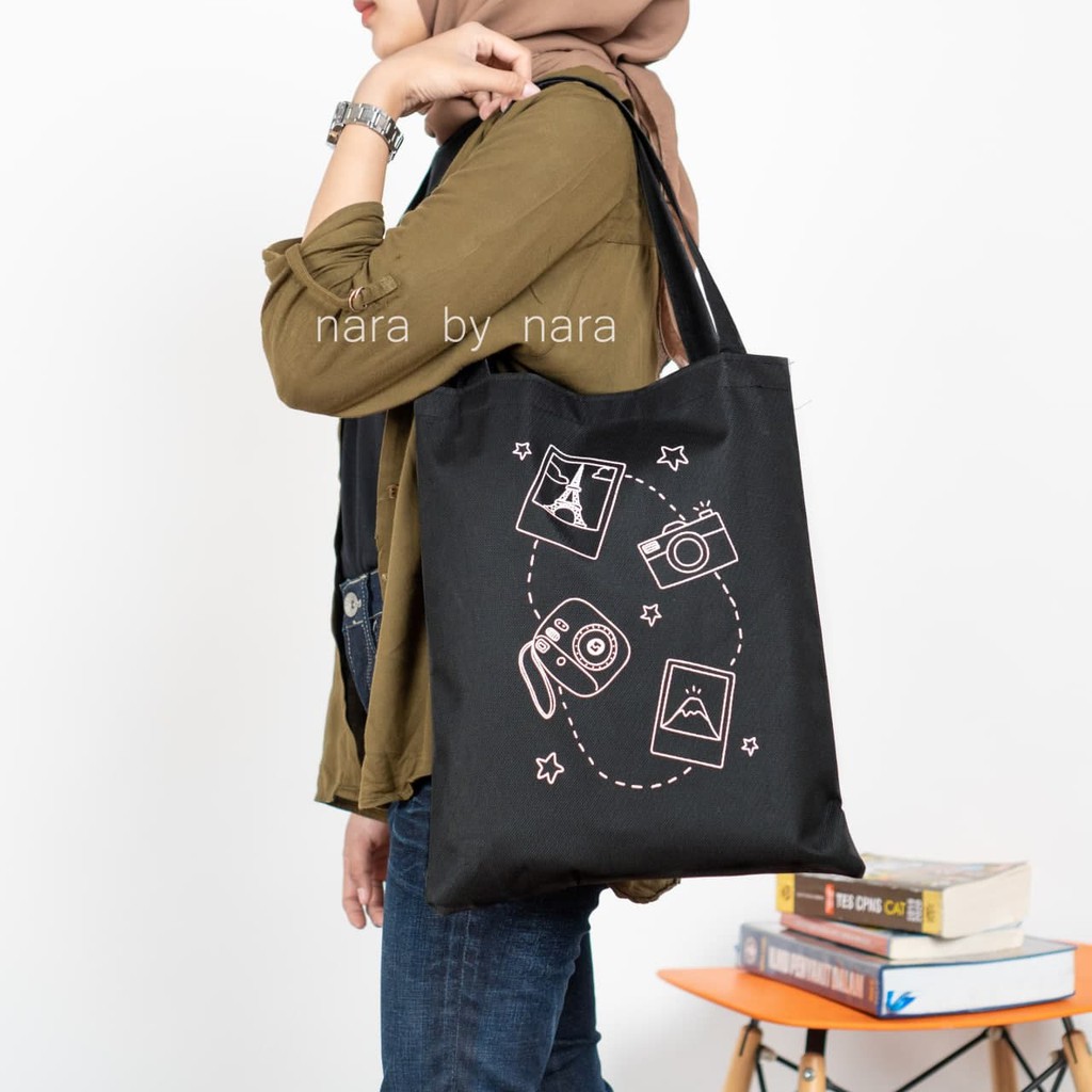 Nara Grosir - Vacation Totebag l Tas Totebag Wanita