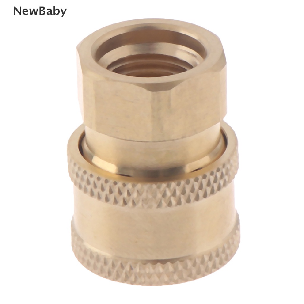 1pc 1 / 4 &quot;Female NPT Kuningan Quick Connect Coupler Untuk Pressure Washer