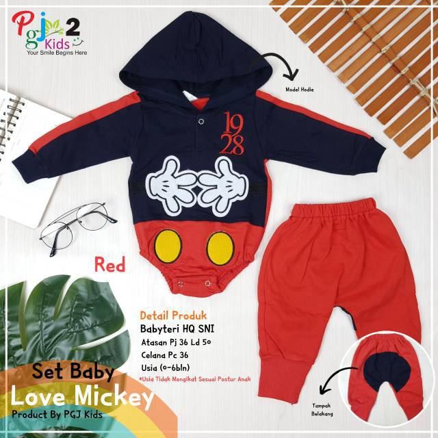 Set baby mickey smile by pgj kids2